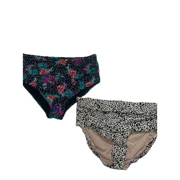 Lot of 2 Kona Sol Swimsuits for ALL womans swimwear bikini bottoms ONLY! 2X 24 - Picture 2 of 12